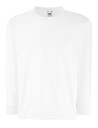 Футболка з довгим рукавом дитяча лонгслів 61-007-0 Білий, 3-4