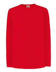 Футболка з довгим рукавом дитяча лонгслів 61-007-0 Червоний, 3-4