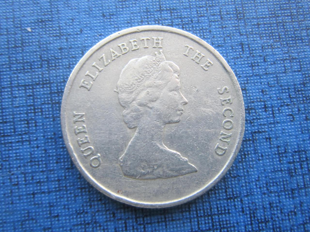 Монета 25 млн Британські Карибські штати 1981 1987 1989 1996 корабель вітрильник 4 роки ціна за 1 монету - фото 2 - id-p360418616