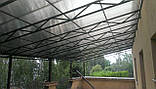 Накриття терас - виробництво та монтаж під стільниковий та монолітний полікарбонат, фото 2