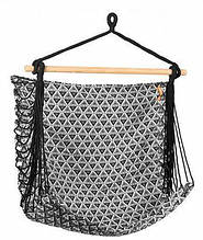 Подвесное кресло-гамак SPOKEY BENCH ETNO(921916) gray triangles нагрузка до 120 кг