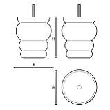 Ніжка для дивана, ніжки для меблів/ Код Н309, фото 3
