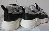 Жіночі стильні кросівки текстиль із натуральною шкірою 35,37 розм, фото 6
