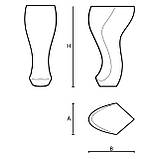 Опори, ніжки різьблені для меблів/ Код Н405, фото 5