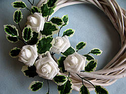 Троянди з латексу білі 4 см від 3 грн за 1 шт.