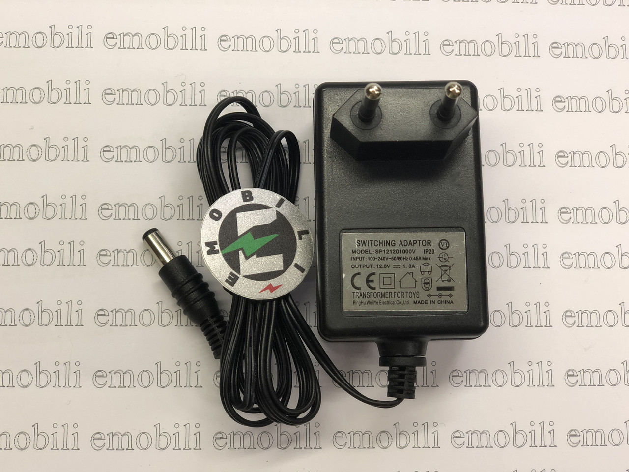 Зарядний пристрій 12 V, 1000 mA, імпульсний, автоматичний, з лампочкою-індикатором