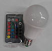 Лампа RGB 5W 350LM E27 з пультом 85-265V / Lemanso LM734, фото 2