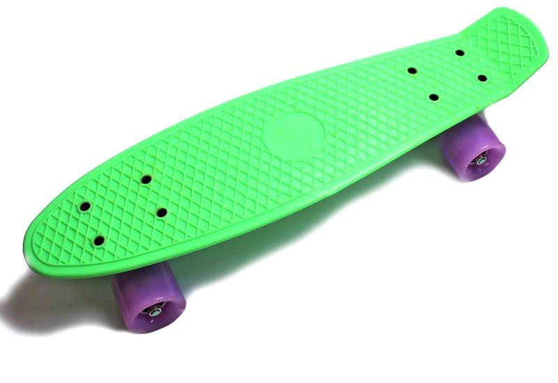 Penny Board М'ятний колір Світяться колеса, фото 1