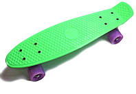 Penny Board Mint SD Pastel Series | Пенни борд мятный светящиеся колеса Нагрузка 75 кг (1497515666)