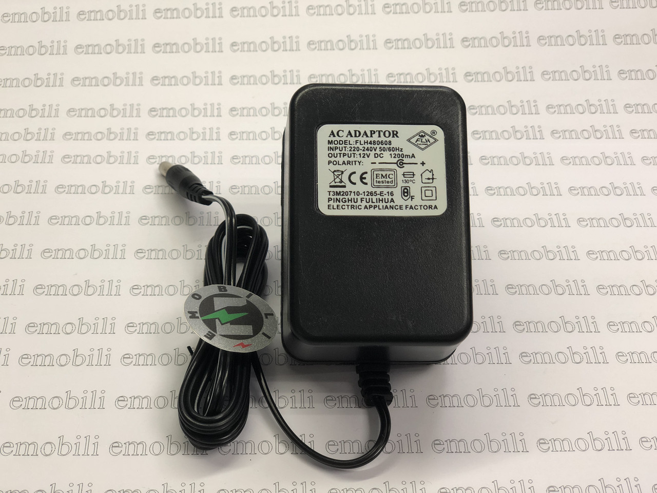 Зарядний пристрій 12 V, 1000 mA, трансформаторний, круглий штекер