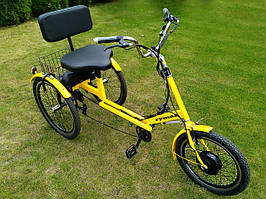 Триколісний велосипед RYMAR 36В 400ВТ (редукторний мотор та ЛСД дисплей LCD-5U) з літієвою батарреєю