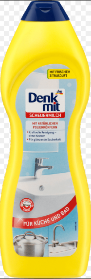 Средство молочко для мытья кухни, ванной Denkmit Scheuermilch Zitronen Frisehe 750мл. - фото 1 - id-p775225607