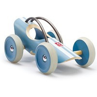 Дерев'яна іграшка машинка з бамбука Hape "E-Racer le Mans"