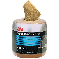 3M 07906 Sсotch-Brite™ MX-SR Multi-Flex - Листи скотч-брайт в рулоні, 200х100 мм S XFN мідний, 60 аркушів