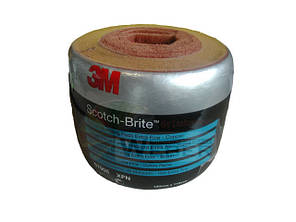 3M 07905 Sсotch-Brite™ CF-SR - Листи скотч-брайт в рулоні, 150х 115 мм S XFN мідний, 35 аркушів, фото 2