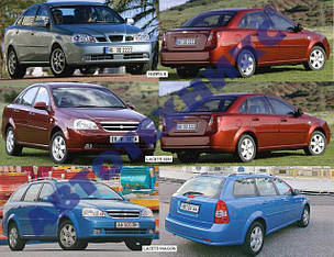 Ліхтарі задні для Chevrolet Lacetti '03-12 SDN/HB