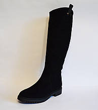 Чоботи El Passo 1401 36 Чорні замша