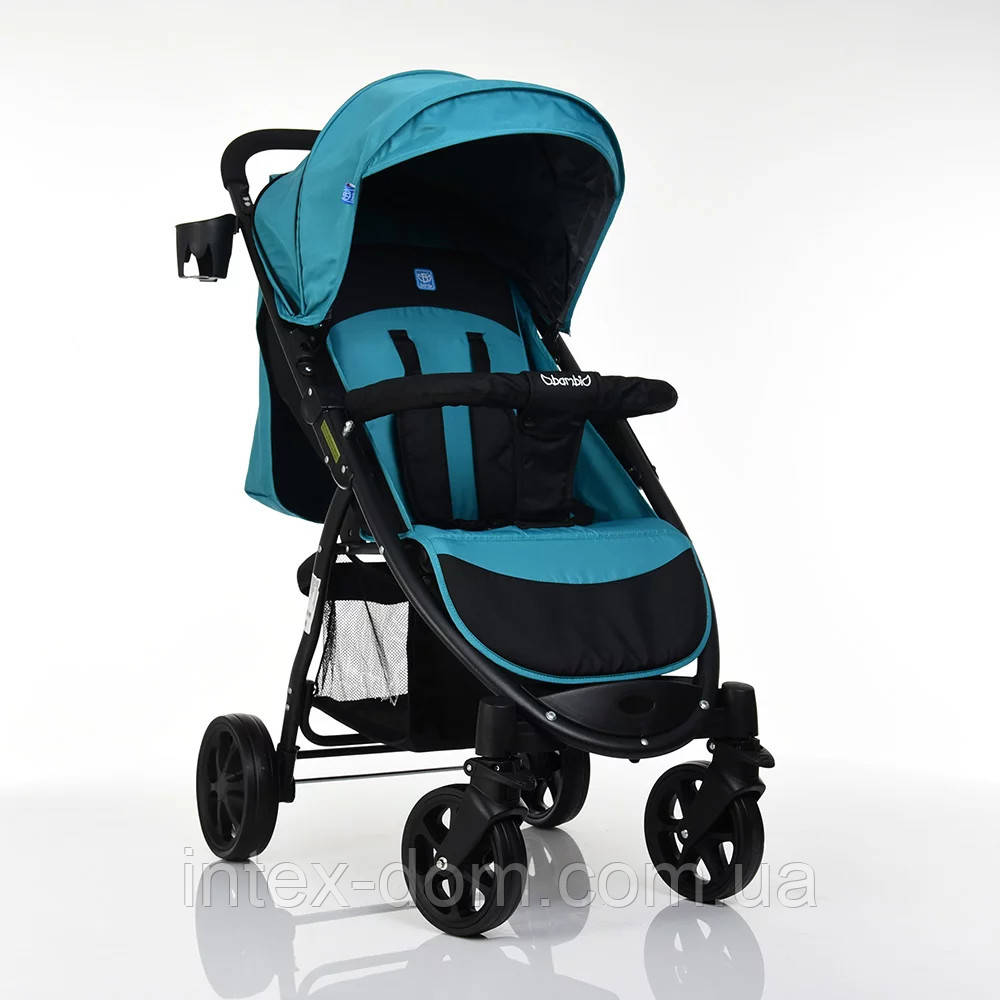 Прогулянкова коляска Bambi M 3409-3-15 Чорно-біла