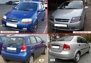 Кузовні запчастини для Chevrolet Aveo Т200 04-06 SDN/HB