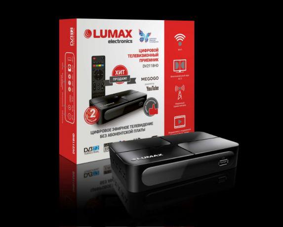 ТВ-ресивер LUMAX DV-2118HD WiFi + MEGOGO + YouTube