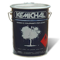 Акрилова біла емаль для дерева МДФ OCV829BG10+C399 матова KEMICHAL (Італія) (5 кг+1 л)