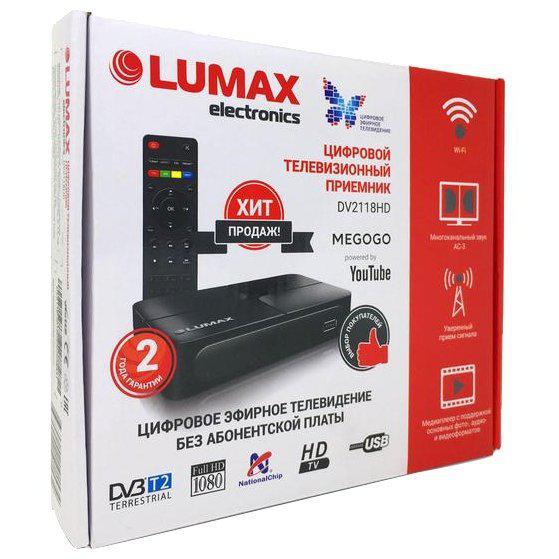 ТВ-тюнер LUMAX DV-2118HD WiFi + YouTube + HDTV - фото 6 - id-p775353631