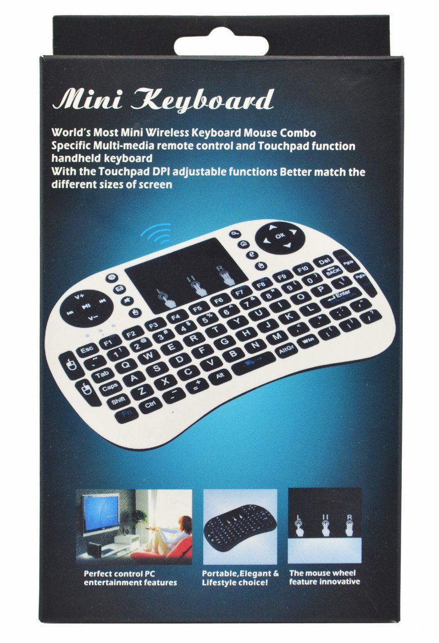 Беспроводная клавиатура Rii mini i8 (MWK08/i8) 2.4G черный (2231) - фото 5 - id-p386709308