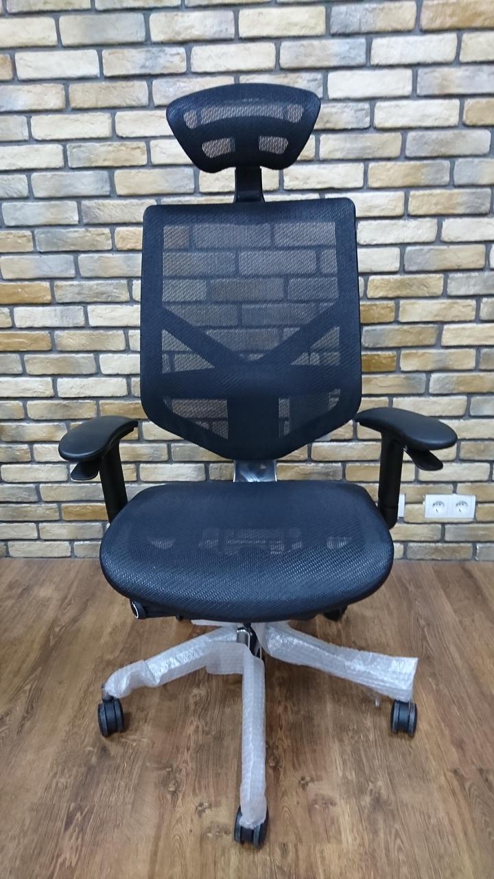 Tender Form TF-15M комфортне офісне крісло з ультра тонким дизайном від GTCHAIR, GT-26 блакитний, фото 1