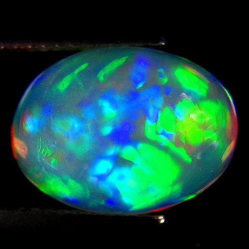Ефіопський опал кабашон 4.96Ct 14.07 x 10.28 x 7.72 mm