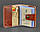 Кард-кейс книжка шкіряний 7.1 (світло-коричневий), фото 7