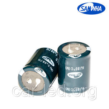 560mkf - 400v mini HJ 35*45 SAMWHA, 85°C конденсатор електролітичний