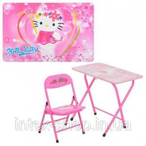 Дитяча парта — столик зі стільчиком DT 18-11 Hello Kitty, фото 3