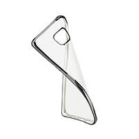 Силіконовий чохол Premium для Samsung J330 / (J3 2017) Сірий Прозорий