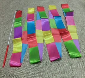 Стрічка гімнастична з паличкою (4 м стрічка, 47 см паличка)