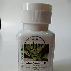 Капсули Алое Плюс (антибактеріальне)"Green World" Грін Ворлд 60 капсул по 500 мг