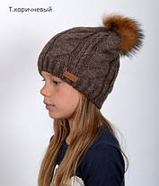 Зимова шапка для дівчинки та жінки Джульєтта, фото 3
