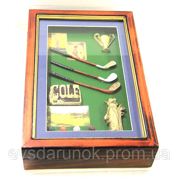 Ключница настенная деревянная "Клюшки для гольфа" NS3020 - фото 1 - id-p62382904