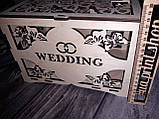 Сімейний бюджет на весілля. Коробка для збирання грошей. Весільна скарбниця, фото 6