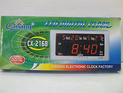 Електронний годинник CX-2168 (червоний/зелений)