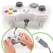 XBOX 360 джойстик Білий провідний(хороша копія), фото 2