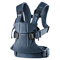 BabyBjorn - Рюкзак-кенгуру Baby Carrier One, Classic Denim/Midnight Blue (темно-синій) (ВИСТАВКОВИЙ ЗРАЗОК)