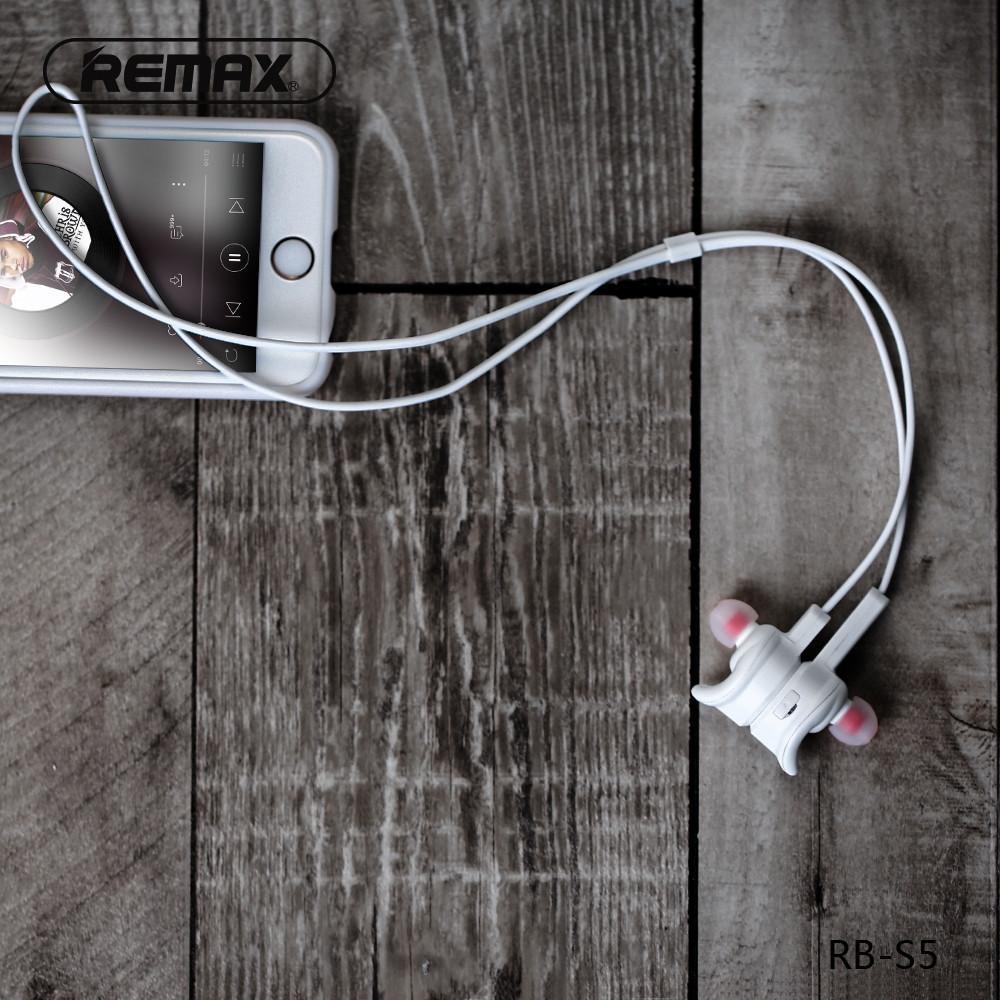 Гарнітура бездротова Remax RB-S5 Sporty Bluetooth earphone біла