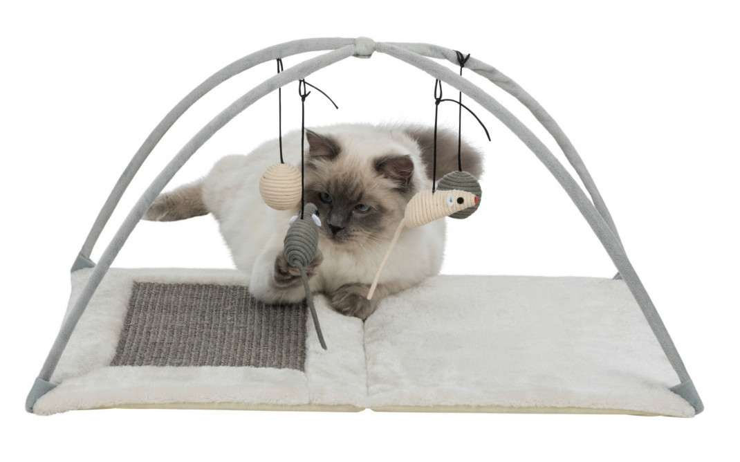 Trixie TX-43114 Кігтеточка для кішки з іграшками 60 × 33 × 42 см