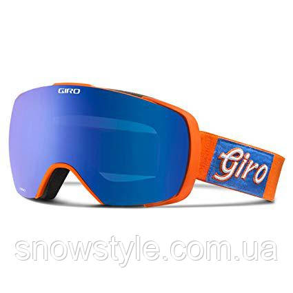 Гірськолижна маска Giro Contact Orange Лінза S3 Cobalt Blue
