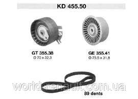 Комплект ременя ГРМ на Рено Трафік 2.5dci з 2003г./NTN-SNR KD45550 