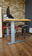 (Знят із виробництва) 501-17-7S 156: Комп'ютерний стіл Conset для роботи сидячи-стоячи (дизайн, лоток для дротів)