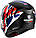 Мотошолом Shark D-Skwal Ujack матовий чорний/червоний/білий, S, фото 2
