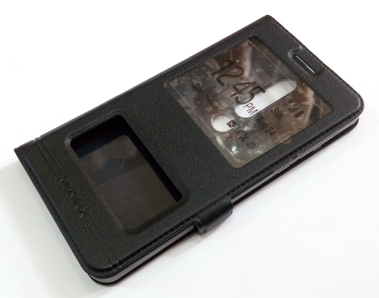 Чохол книжка з віконцями momax для Nokia 6.1 чорний