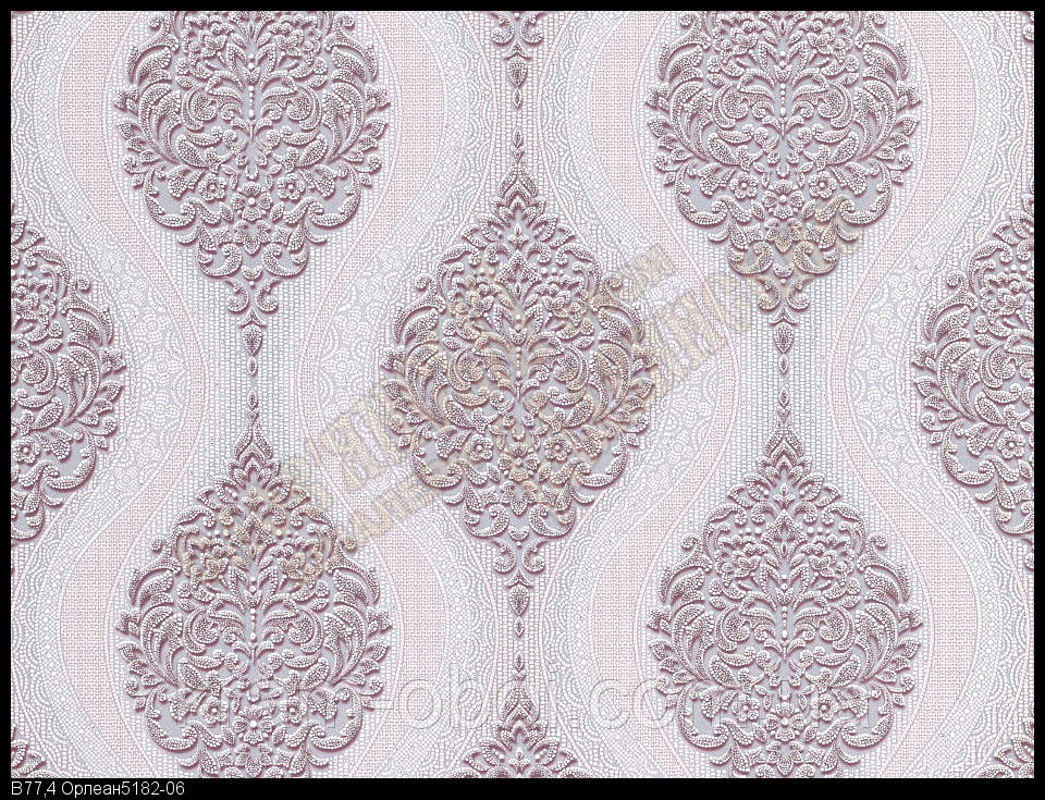 Шпалери Слов'янські Шпалери КФТБ паперові акрил 10м*0,53 9В77 Орлеан 5182-06, фото 1