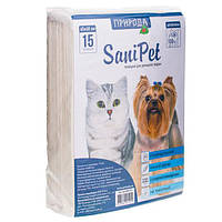 Гігієнічні пелюшки 60*60 см, 15 шт.